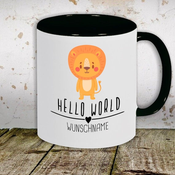 Kaffeetasse mit Wunschnamen Tasse Motiv "TTTTTTTTTT" Tasse Teetasse Milch Kakao