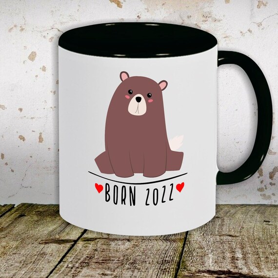 Kaffeetasse Tasse Motiv "Born 2022 Tiermotiv Bär" Tasse Teetasse Milch Kakao