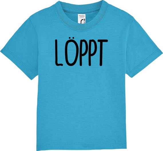 Kinder Baby Shirt Kleinkind  "LÖPPT"