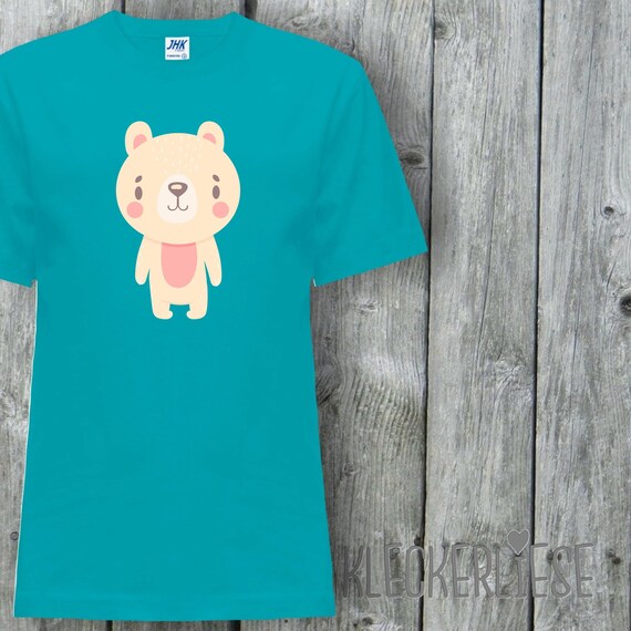 Kinder T-Shirt "Tiermotiv Bär Eisbär" Shirt Jungen Mädchen Baby Kind