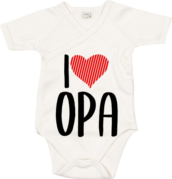 Wickel Baby Body "I love Opa" Babybody Strampler