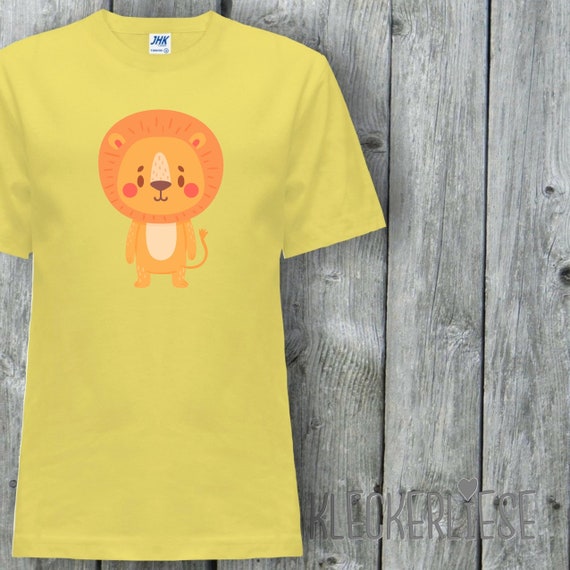 Kinder T-Shirt "Tiermotiv Löwe" Shirt Jungen Mädchen Baby Kind