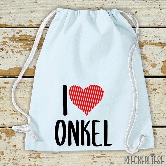 Turnbeutel I love Onkel Gymsack Tasche