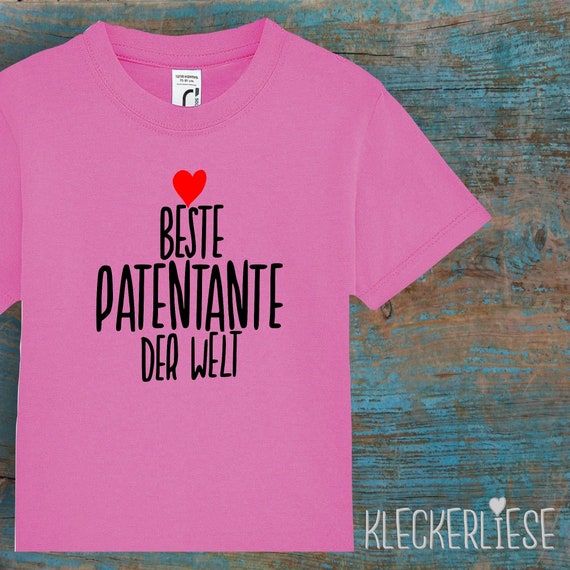 Kinder Baby Shirt Kleinkind  "Beste Patentante der Welt"