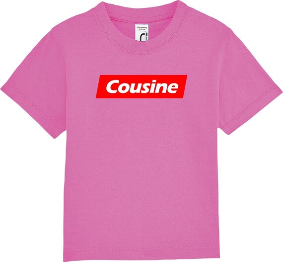 kleckerliese Kinder Baby Shirt Kleinkind  "Cousine" Jungen Mädchen T-Shirt