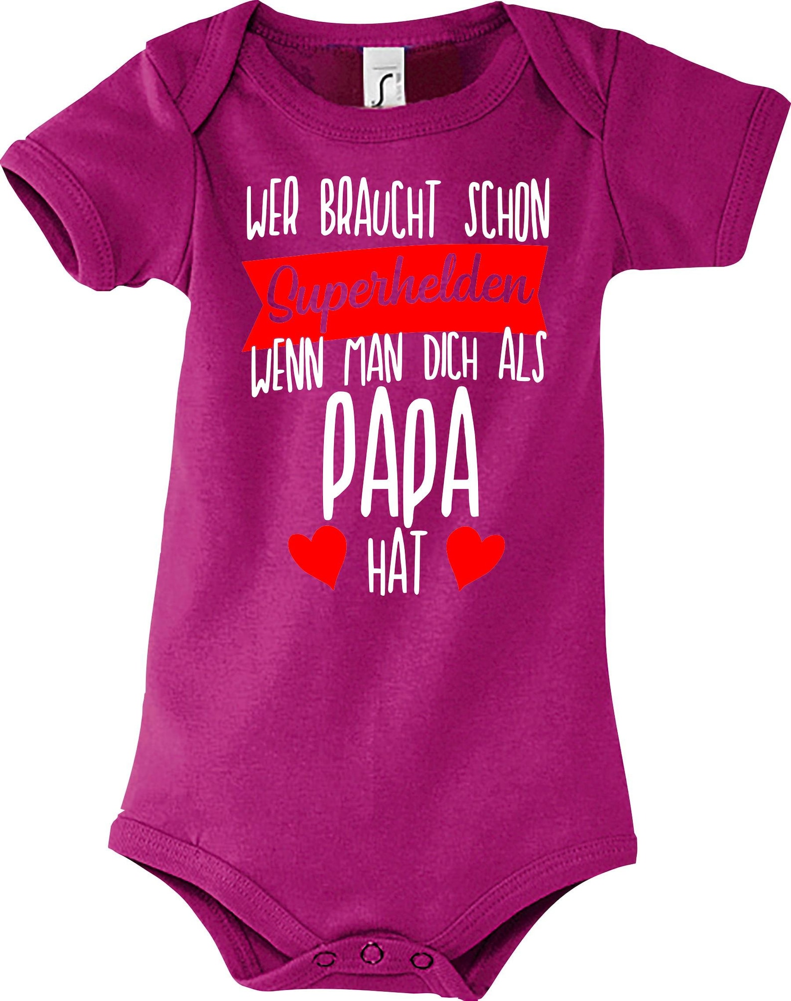 Produktbild von Shirtracer Baby Lätzchen - Wer Braucht Superhelden Mit Mama Design