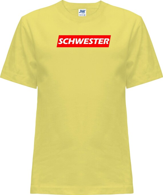 Kleckerliese Baby Kinder T-Shirt "SCHWESTER" Kurzarm Sprüche Jungen Mädchen Shirt Nicki mit Aufdruck Motiv