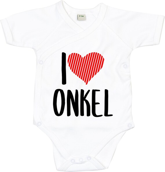 Wickel Baby Body "I love Onkel" Babybody Strampler