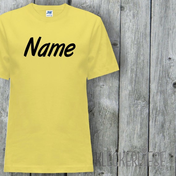 Kleckerliese Baby Kinder T-Shirt "Wunschname Name Wunschtext" mit Wunschtext Kurzarm Sprüche Jungen Mädchen Shirt Nicki mit Aufdruck Motiv