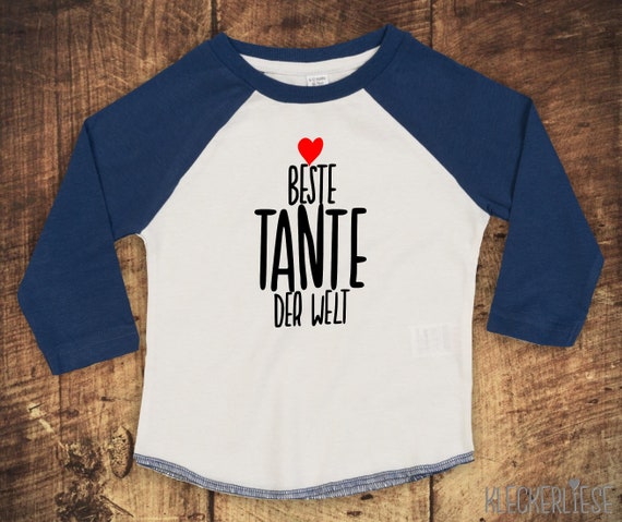 Kleckerliese Baby Kinder T-Shirt Langarmshirt  "Willst Du Meine Patentante Sein?" Raglan-Ärmel Jungen Mädchen