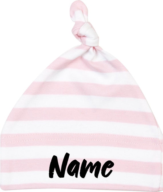 Kleckerliese Baby Mütze mit Wunschtext "Wunschname Name Wunschtext" Mützchen Hut Kopfbedeckung mit Aufdruck Motiv