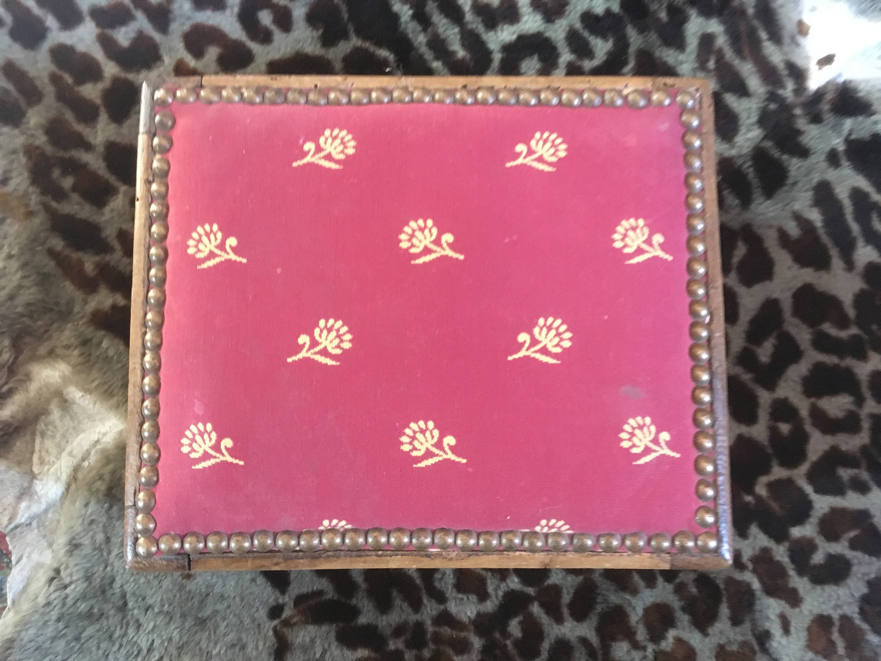 Petit Repose Pieds Anciens Fin 19Ème