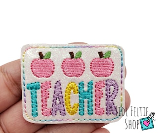 Teacher Felties | School Felties | Set of 4 or 8 Felties | Uncut Felties