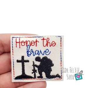 Honor the Brave| Memorial Day Felties | Americana Felties | Vinyl Felties (Uncut)- Exclusive Design