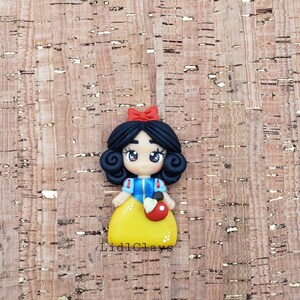 Poison Apple Princess Inspired Clay Dolls for Bows Jewelry Making Crafting