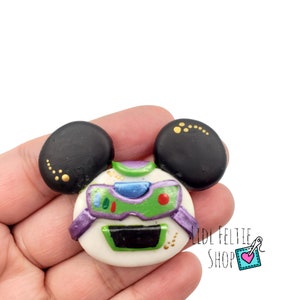 Space Ranger Ears, Toy Inspired Mouse Ears Clays, Clays for Bows, Clay Centers, Mouse Ear Clays