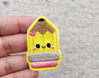 Pencil Felties| School Felties | Set of 4 or 8 Felties | Uncut Felties