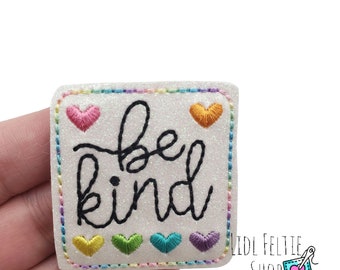 Be Kind Felties | Rainbow Felties | Set of 4 or 8 Felties | Uncut Felties