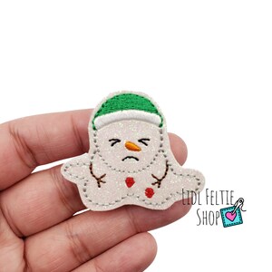 Melting Snowman| Christmas Felties | Holiday Felties | Snowman Felties- Vinyl