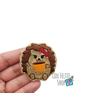 Fall Felties, Hedgehog Felties, Uncut Felties