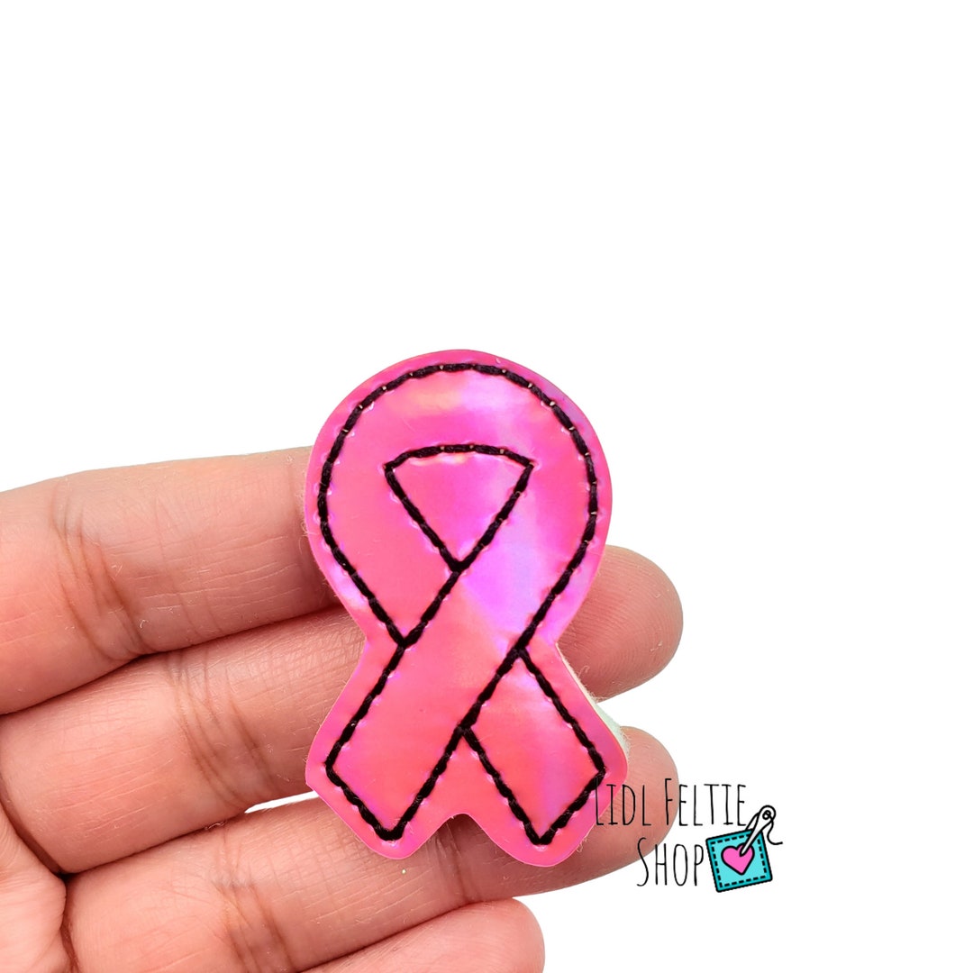 Breast Cancer Awareness Ribbon| Pink Ribbon Felties | Set of 4 or 8 ...