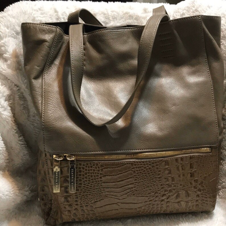CLAUDIA CIUTI Leather Tote