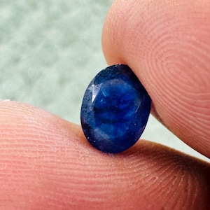 Blue Kashmir Sapphire Gemstone, Natural Kashmir Blue Sapphire Gemstone, Heated Kashmir Blue Sapphire,2.65 Carats
