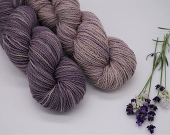 hand dyed pure Merino Sock Yarn DK Weight 240m/100g, naturally dyed, organic wool, non-superwash, plastic free, for knitting crochet weaving