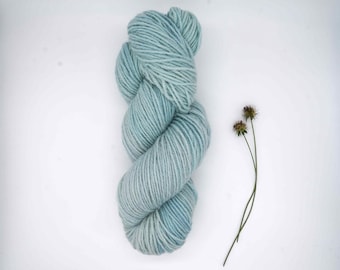 Naturally Dyed Sock Yarn - Classic Sock DK "By the Ocean light" 100g- hand dyed with natural dyes, organic wool, non-superwash, plastic free