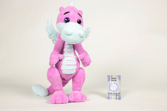 pink dragon plush