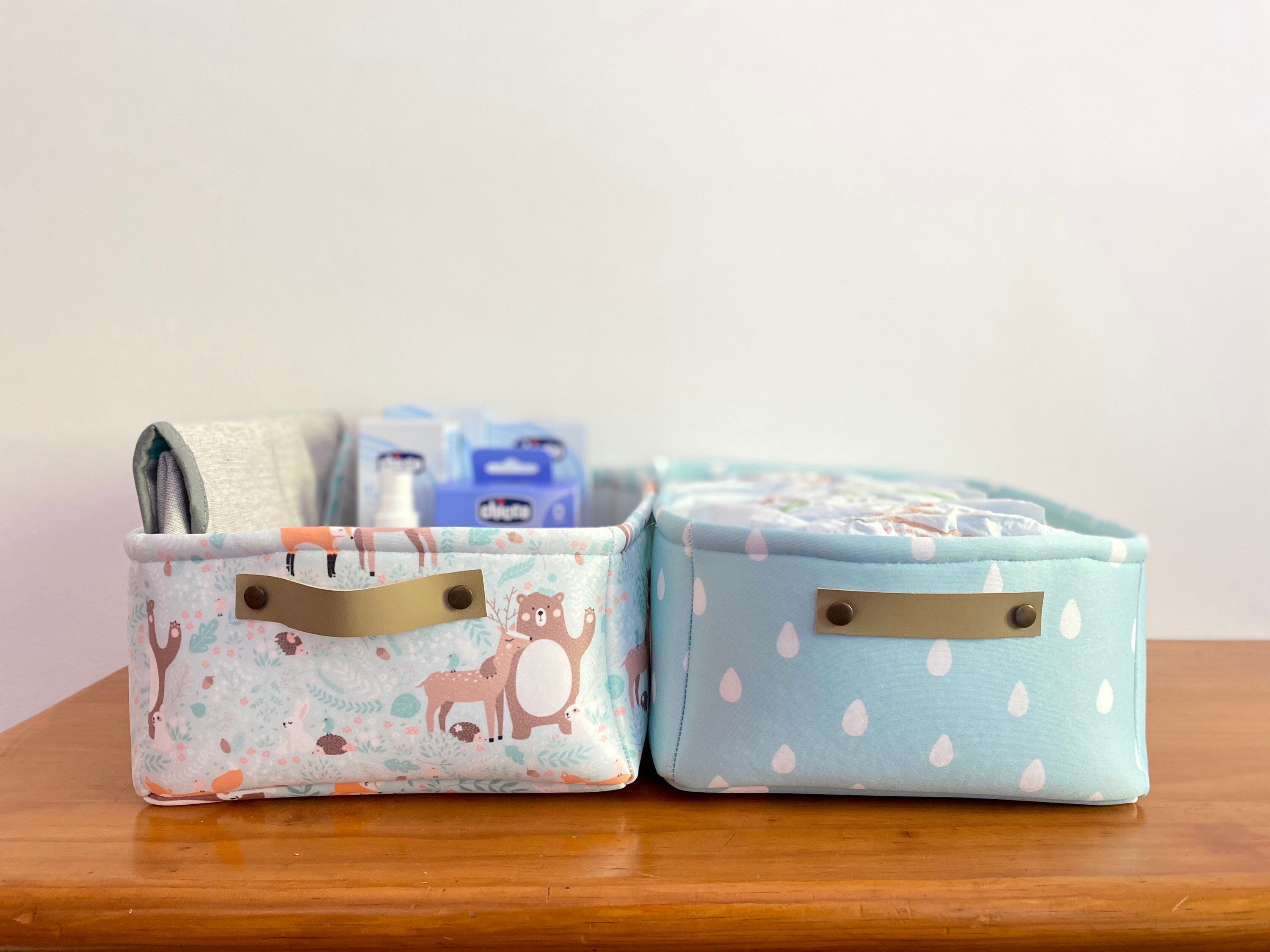 Nappy organizer Accessory box for babies babies organizer Etsy