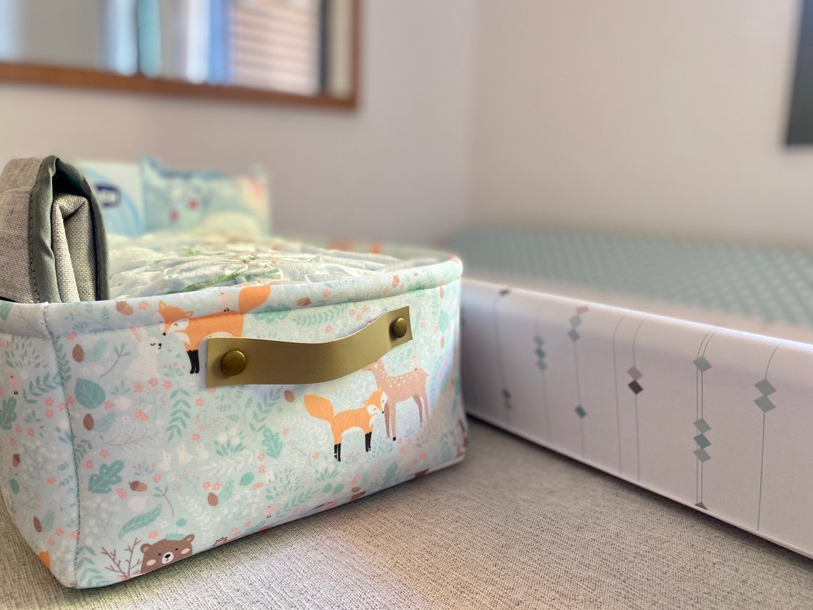 Nappy organizer Accessory box for babies babies organizer Etsy