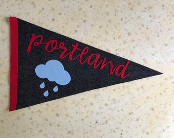 Portland Oregon Felt Pennant