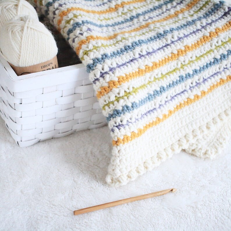 Crochet Blanket Pattern / PDF / DIY Baby Blanket / Afghan Pattern
