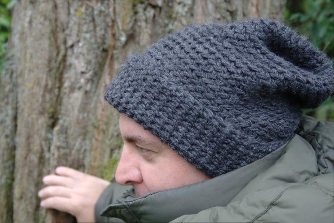 Crochet Pattern Mens Hat Pattern / DIY Winter Hat / Bulky Hat Pattern