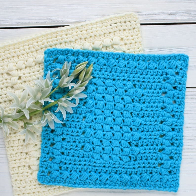 Crochet Pattern DIY Washcloth Crochet Dishcloth Pattern Cottage Life image 5