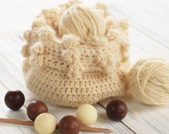 Padrão de crochê - Cesta DIY - Padrão de cesta de crochê - Cesta macia de crochê - Cesta de bombom