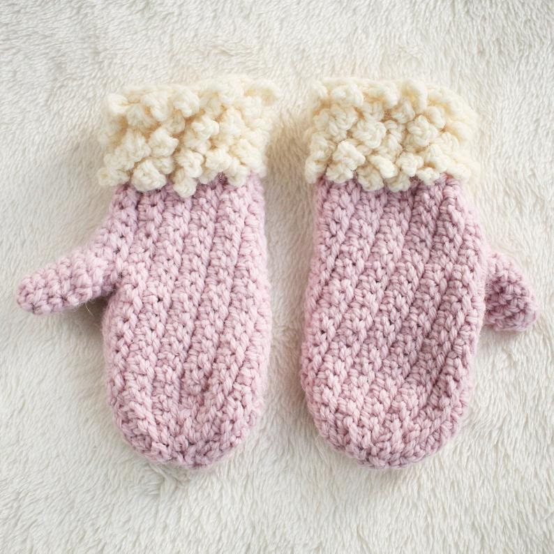 Crochet Pattern / Crochet Mitten Pattern / DIY Mittens for Child and Adult / Winter Spun Mittens by Golden Strand Studio P-WinterSpun image 7