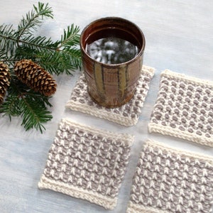 Crochet Coaster Pattern Crochet Placemat Pattern Crochet Table Linen Pattern Coaster Pattern DIY Housewarming Gift Interlaced Row P109 image 8