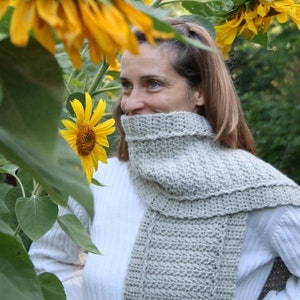 Scarf Pattern - Crochet Pattern, DIY Christmas Gift, Womens Scarf Pattern, Easy Crochet Scarf - Winter Path Scarf P141