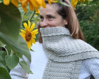 Scarf Pattern - Crochet Pattern, DIY Christmas Gift, Womens Scarf Pattern, Easy Crochet Scarf - Winter Path Scarf P141