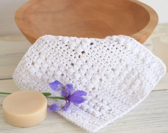 Crochet Pattern - DIY Washcloth - Crochet Dishcloth Pattern - Cottage Magic Dishcloths