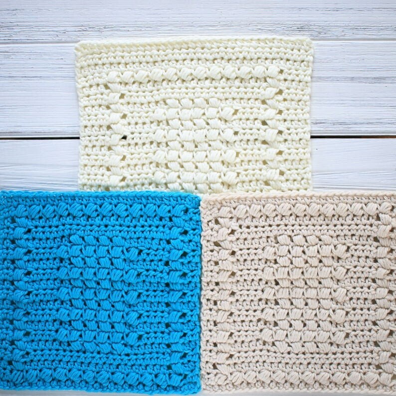 Crochet Pattern DIY Washcloth Crochet Dishcloth Pattern Cottage Life image 7