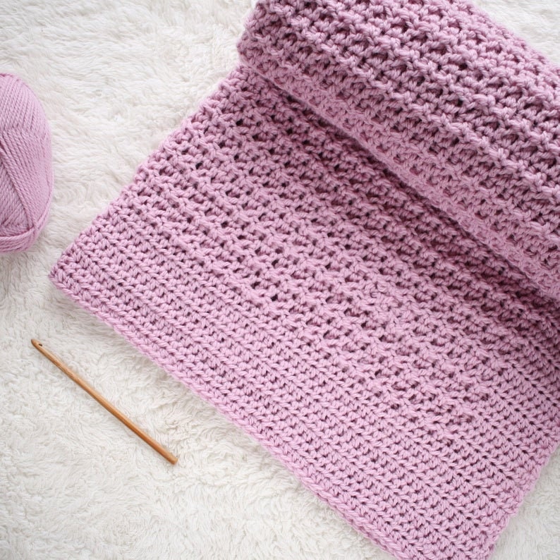 Crochet Pattern Nestlen Baby Blanket Pattern / Afghan Pattern / DIY Shower Gift by Golden Strand Studio P-Nestlen image 5