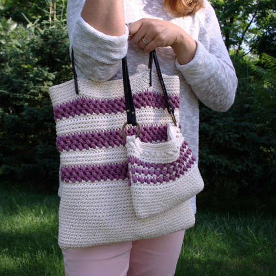 Tote Bag Pattern Crochet Bag Pattern DIY Gift for Mom Womens | Etsy
