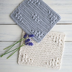 Crochet Pattern - DIY Washcloth - Crochet Dishcloth Pattern - Basin Peak