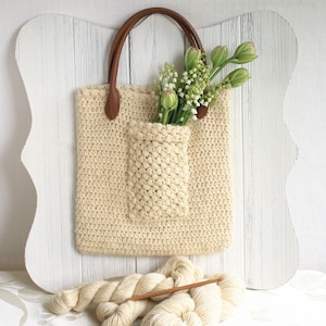 Easy Crochet Bag Pattern / DIY Tote Bag - Eligere Bag