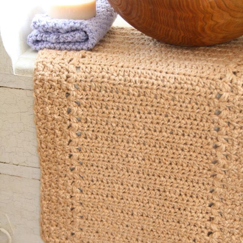 Crochet Pattern Hand Towel Pattern Crochet Dishcloth Pattern River's Edge P116 image 3