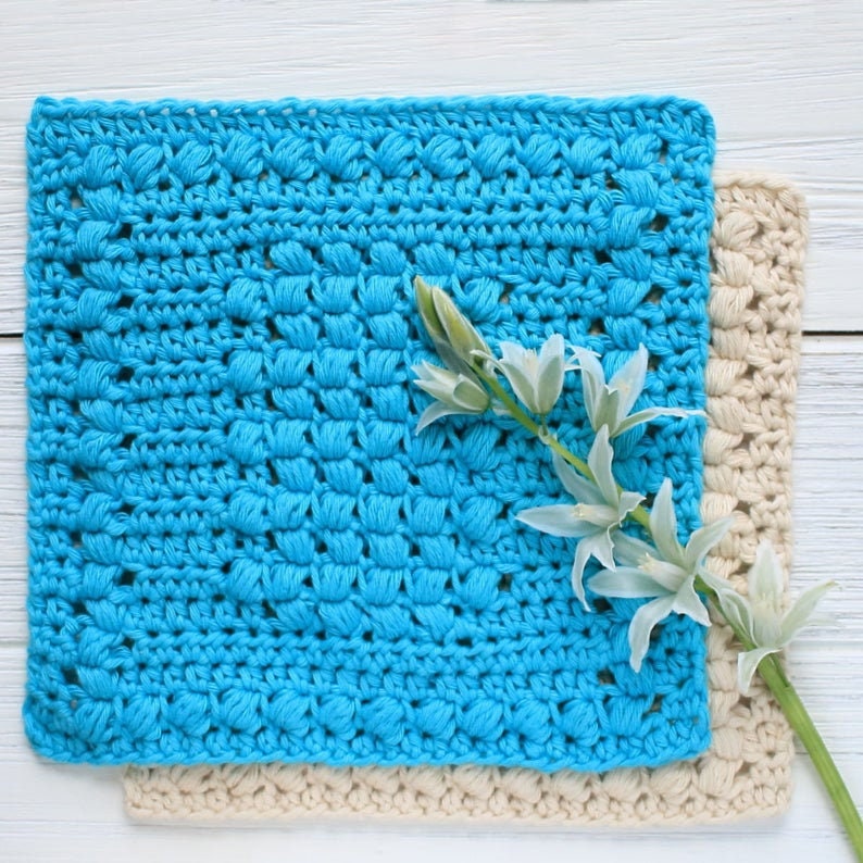 Crochet Pattern DIY Washcloth Crochet Dishcloth Pattern Cottage Life image 6