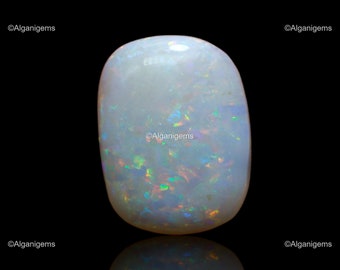 Unheated Multicolor Fire Opal Gemstone | Natural 4.50 Cts Opal Cabochon | Oval Opal Stone For Making Jewelry 17x10x3 mm